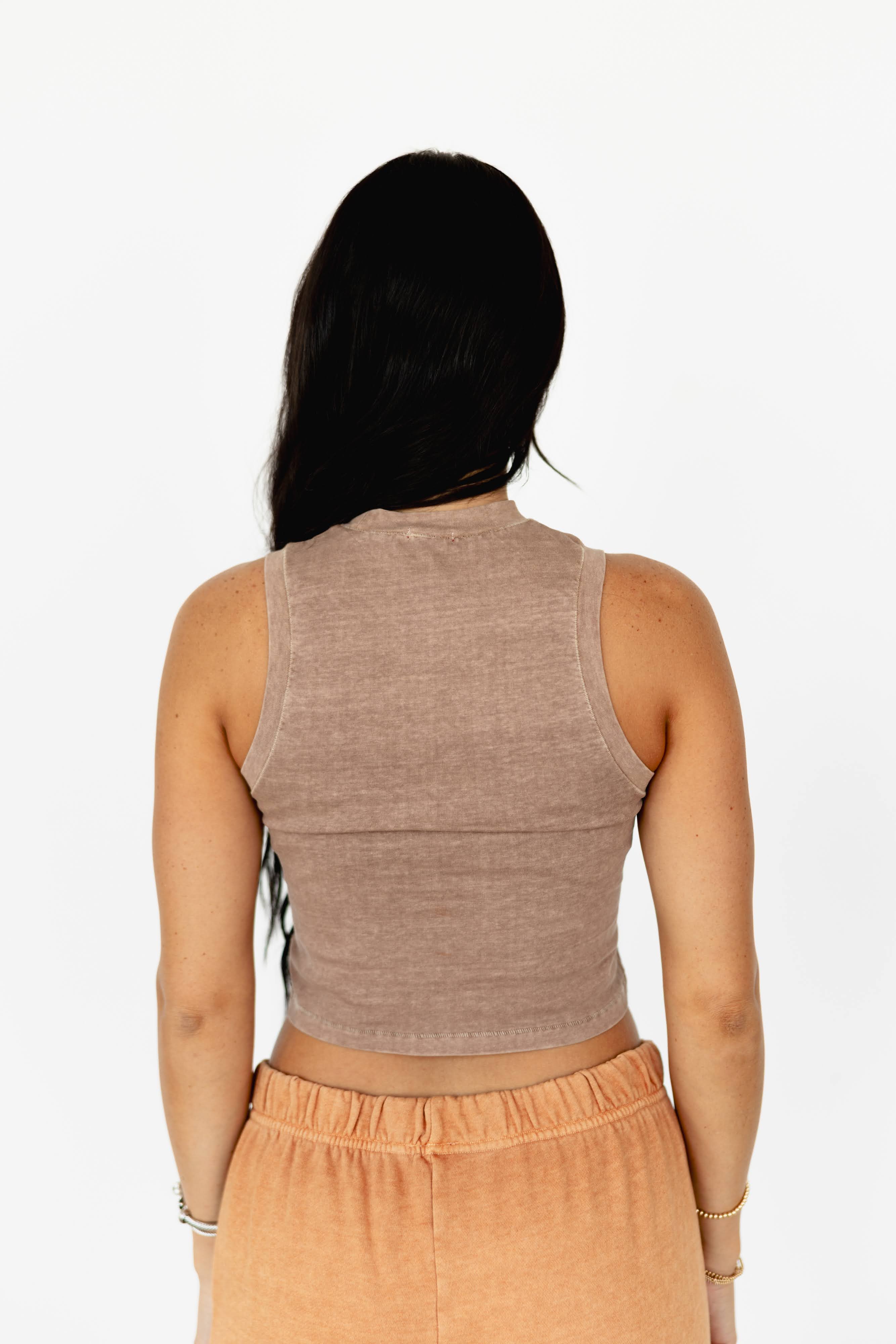 TAN CROP TANK