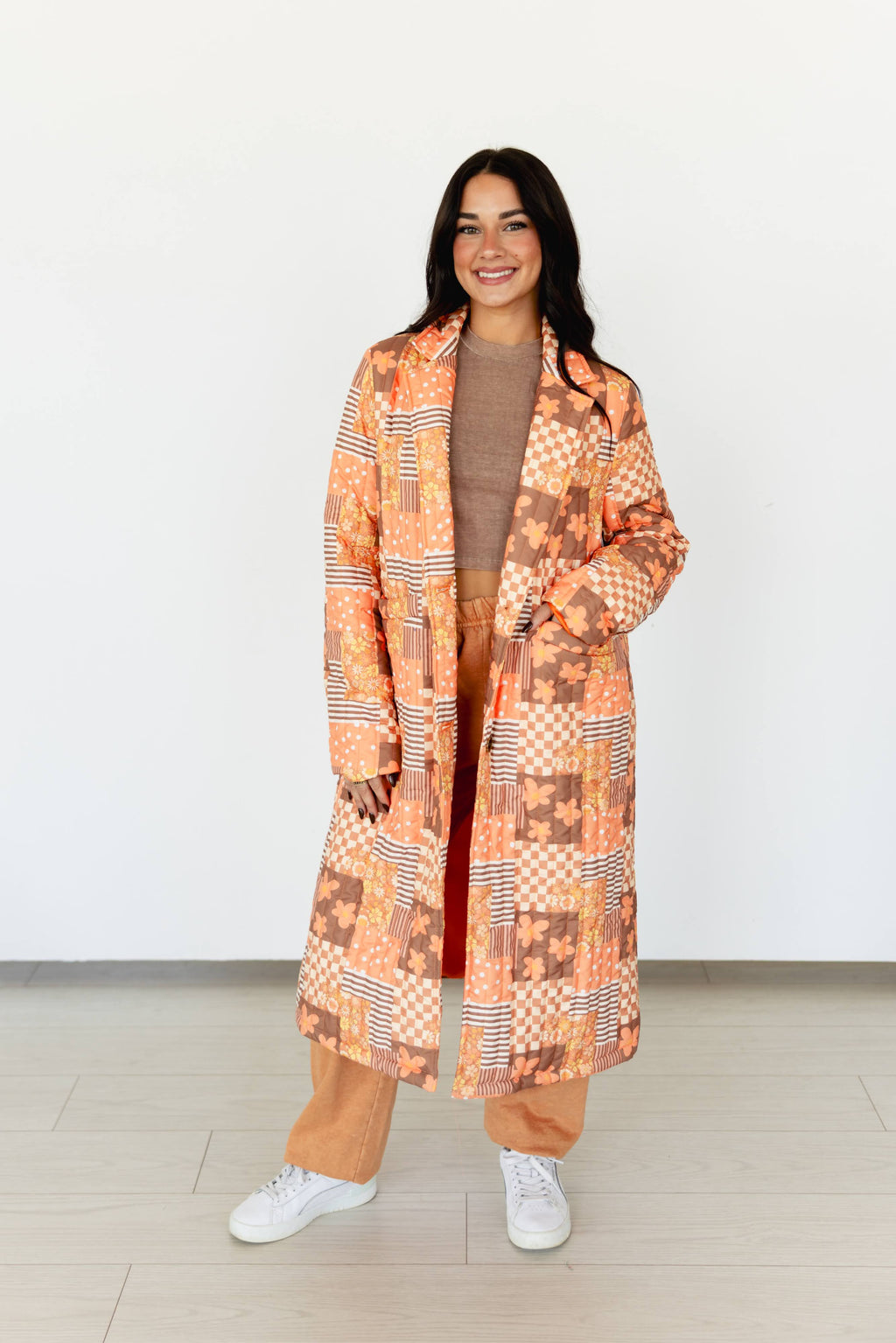 RETRO JACKET QUITTED TRENCH COAT