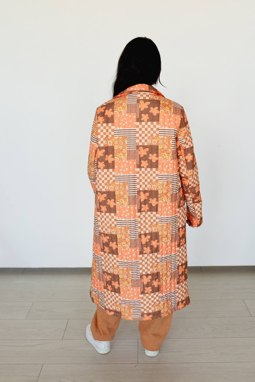 RETRO JACKET QUITTED TRENCH COAT