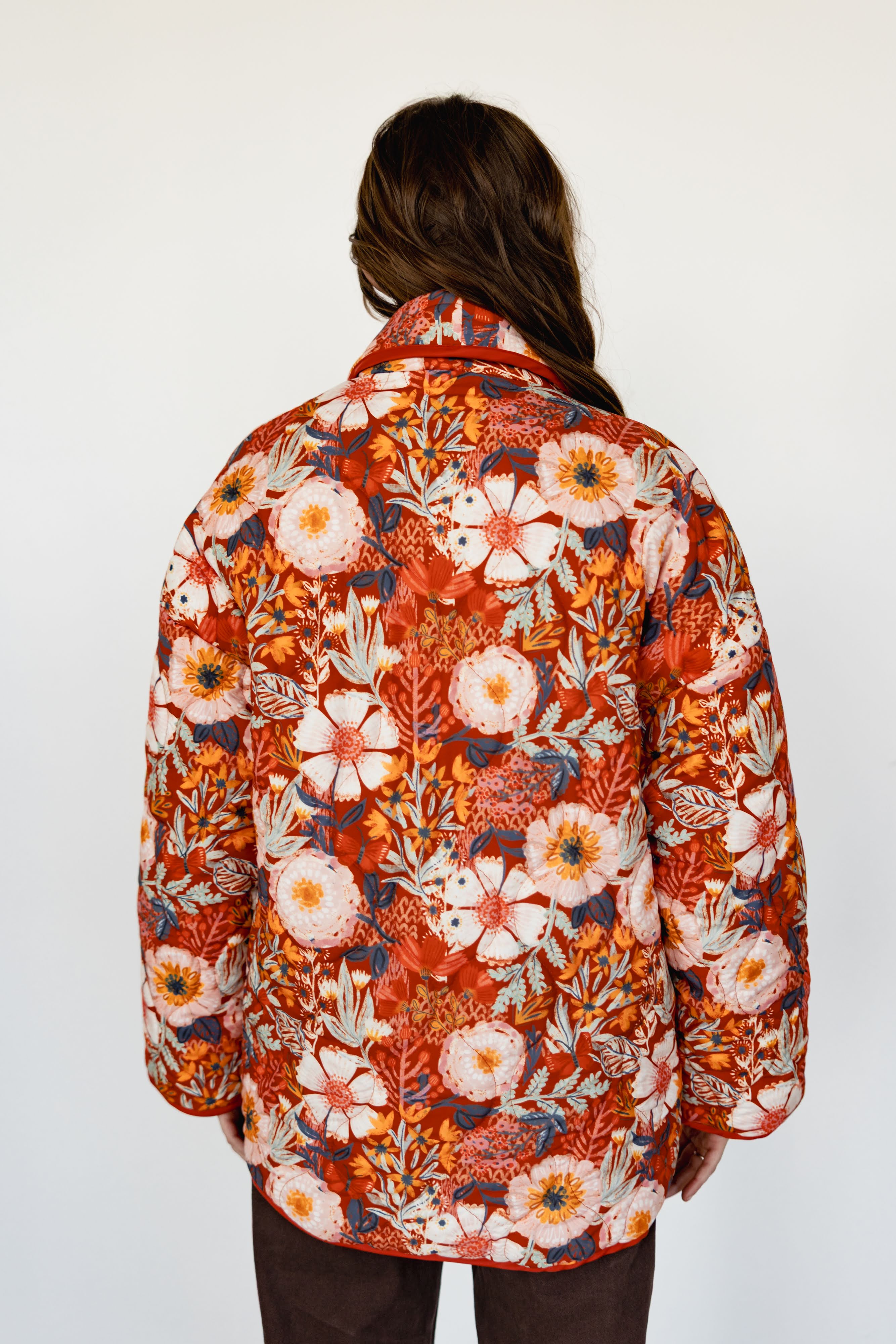 RUST POPPIE QUILTED JACKET
