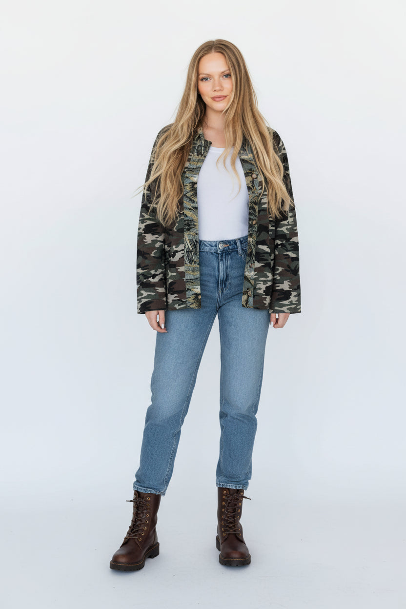 CAMO TIE JACKET