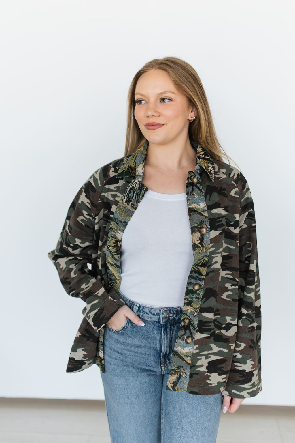 CAMO TIE JACKET