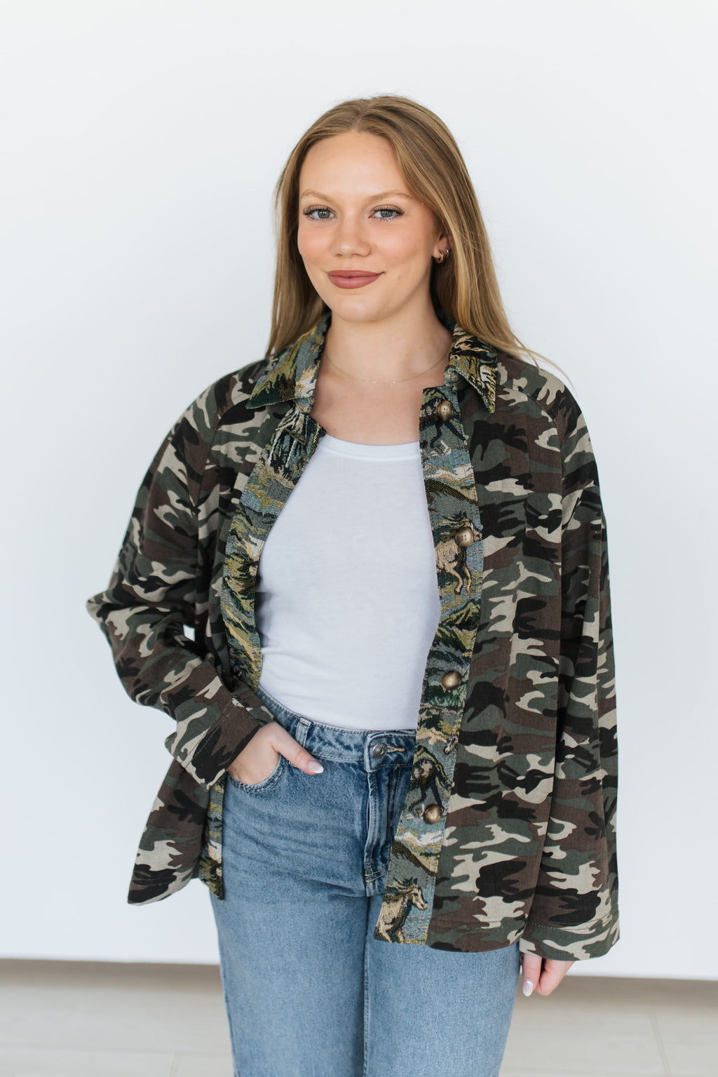 CAMO TIE JACKET