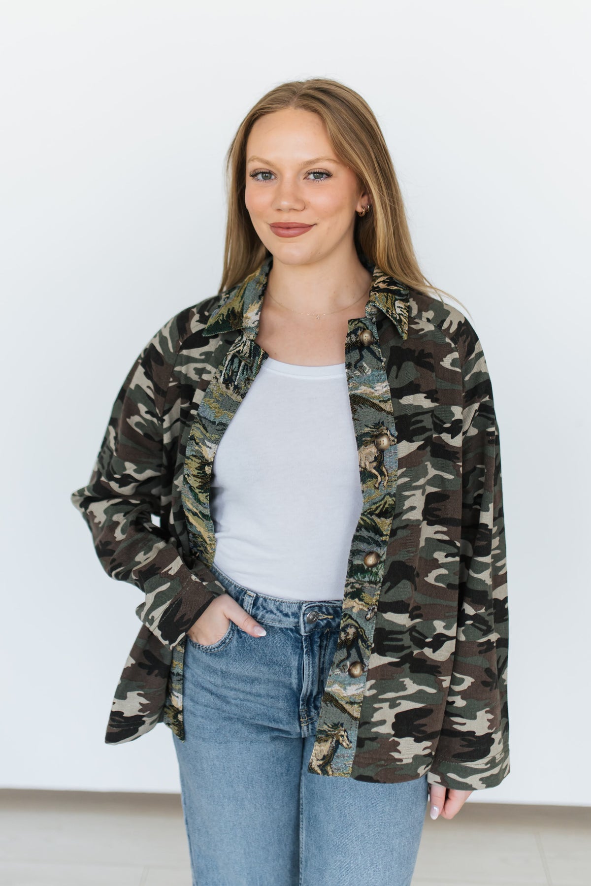 CAMO TIE JACKET