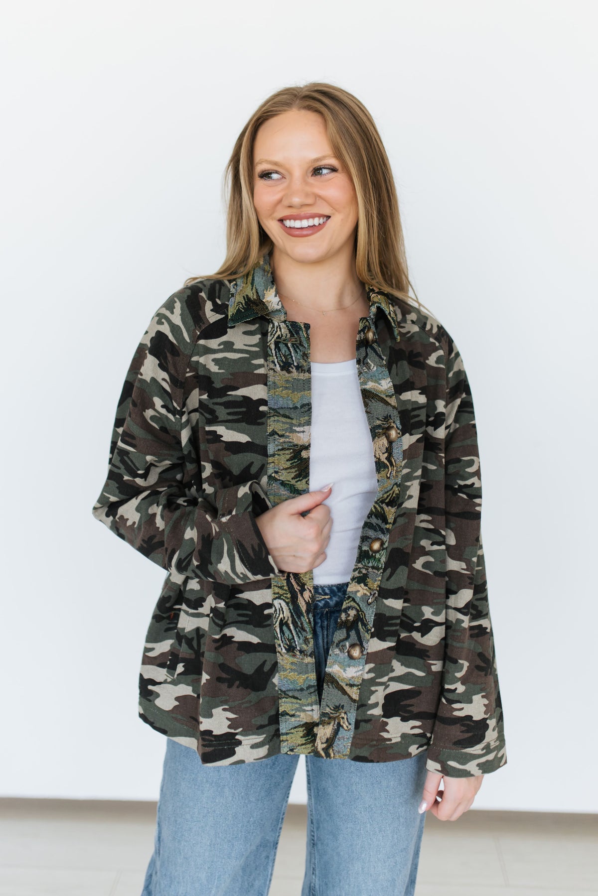 CAMO TIE JACKET