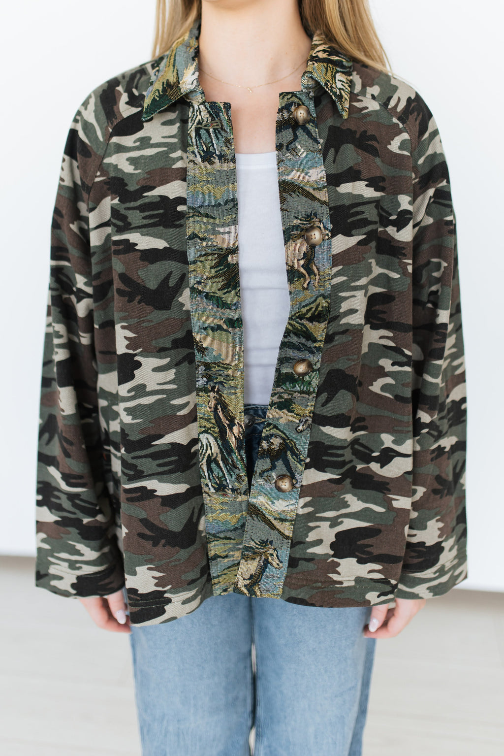 CAMO TIE JACKET