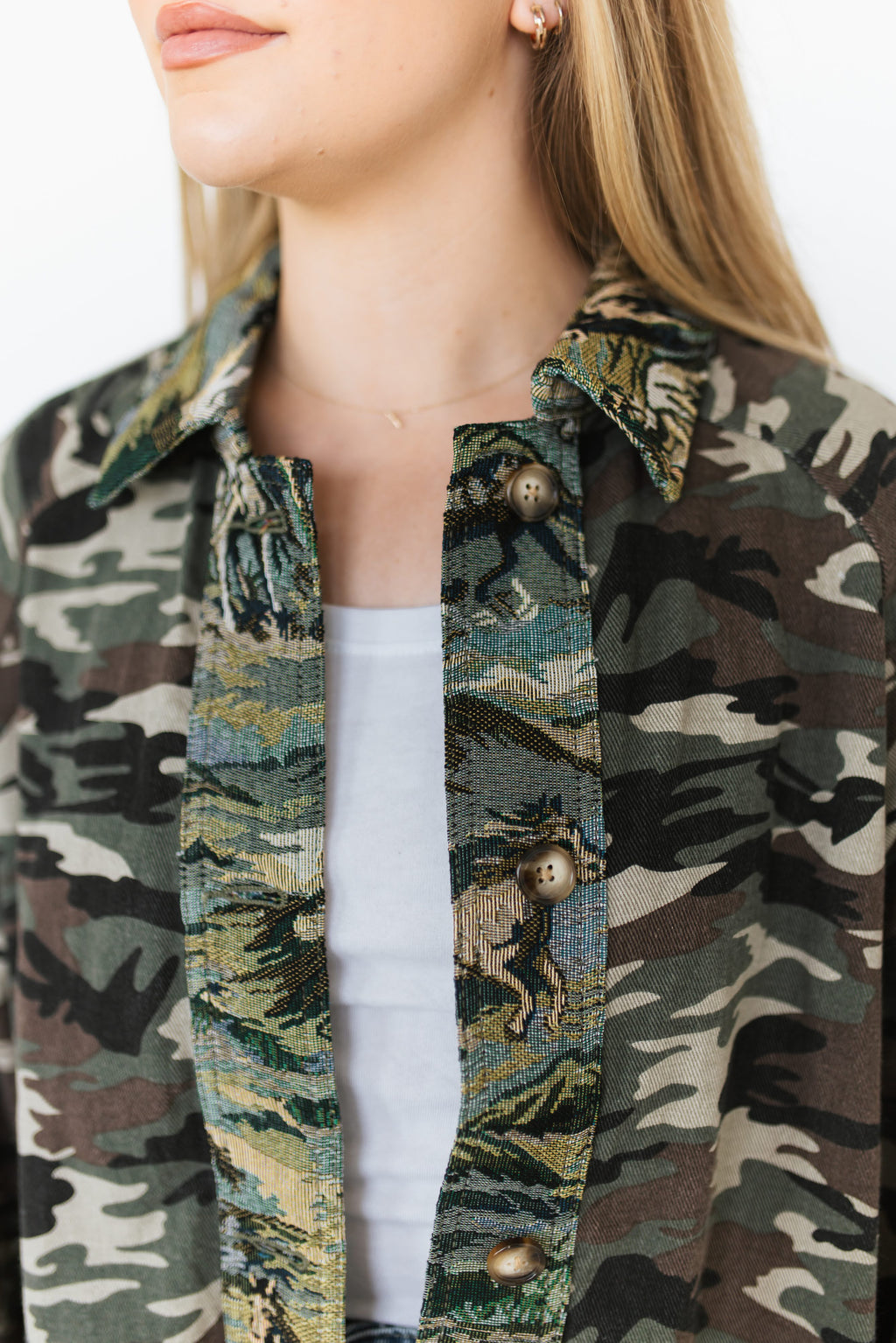CAMO TIE JACKET