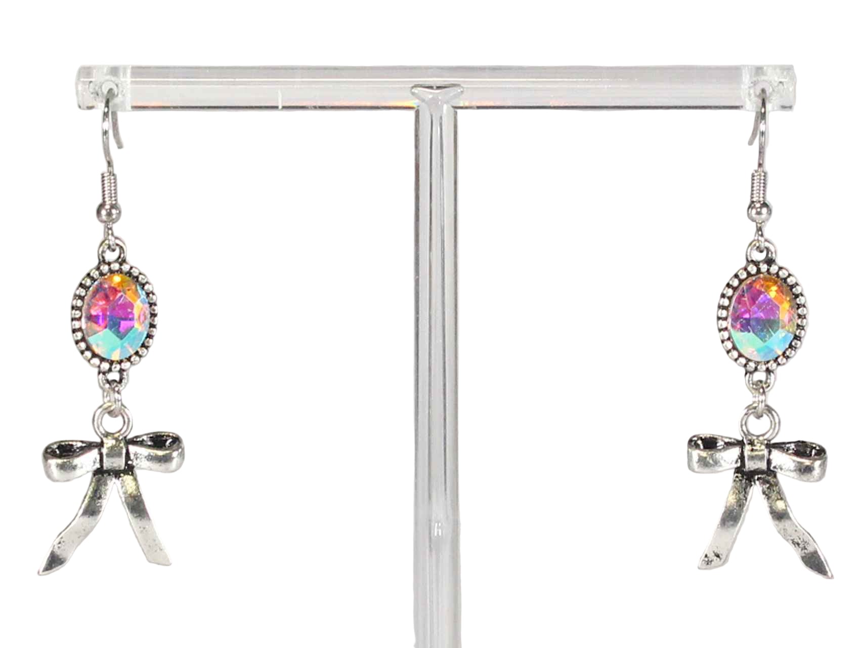 Iridescent Silver Bow ER