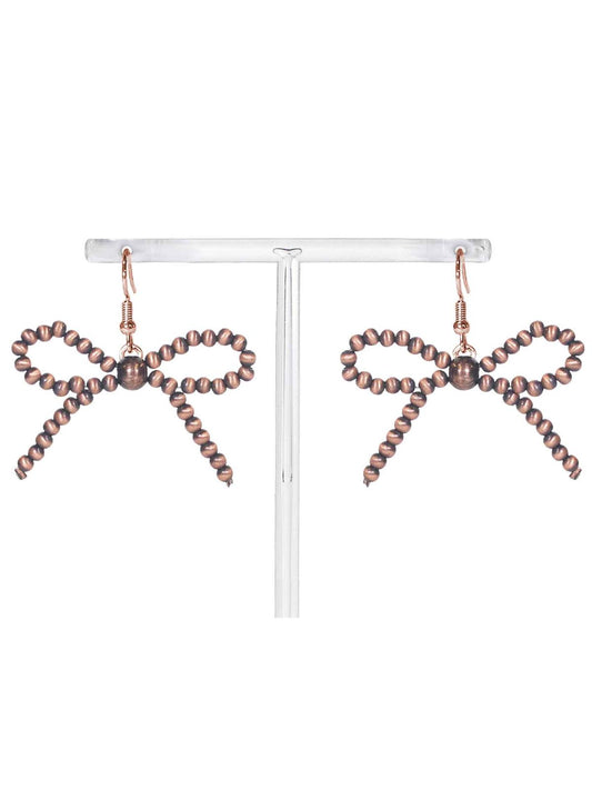 NAVAJO PEARL RIBBON EARRINGS 2507 R1-173