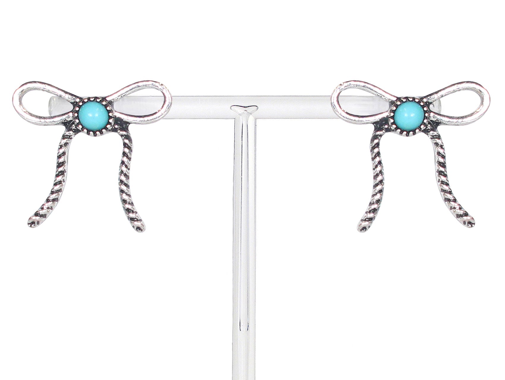 Turquoise Rope Bow ER