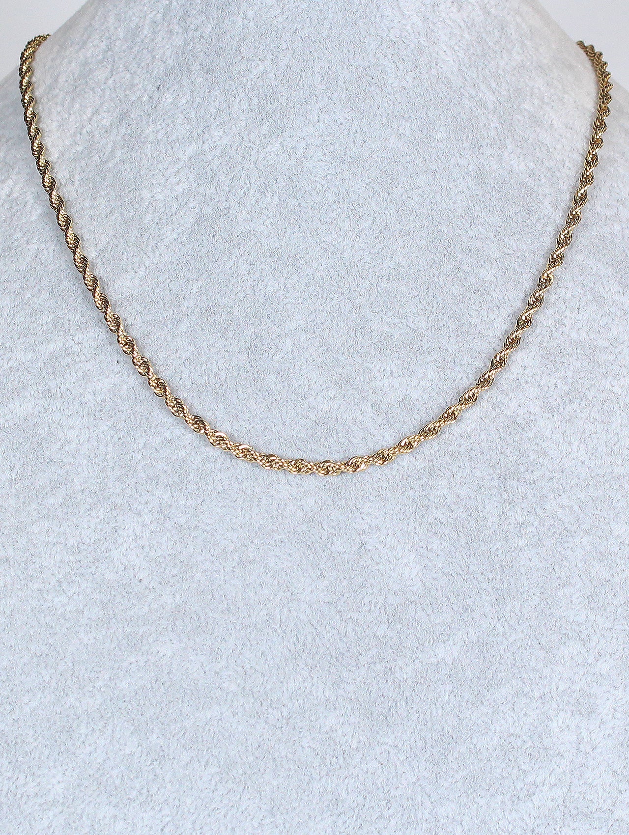 TWISTED TEXTURE 18" NECKLACE
