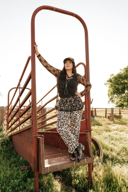 DENIM CHEETAH JEAN