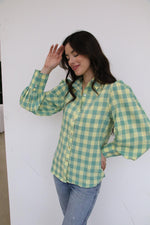 TH11 LIME YELLOW GINGHAM