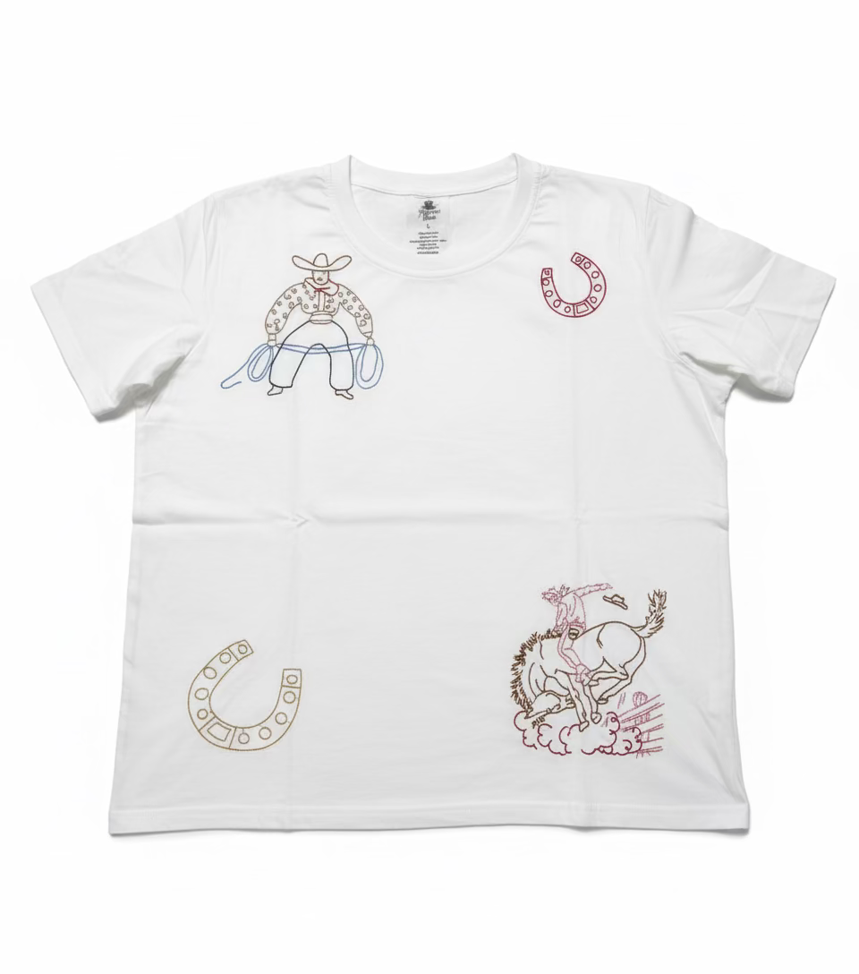 Ivory Roping Cowboy Tee