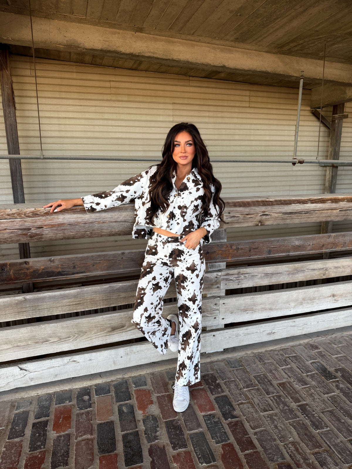 COW PRINT JACKET
