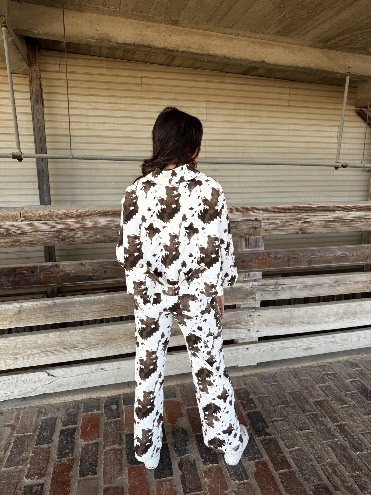 COW PRINT PANT