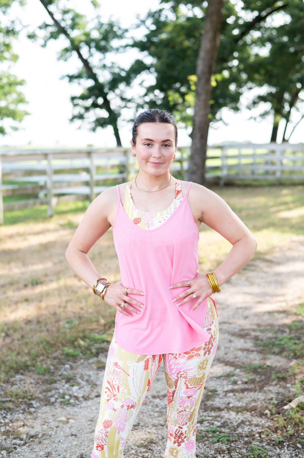 Flowy Pink Tank