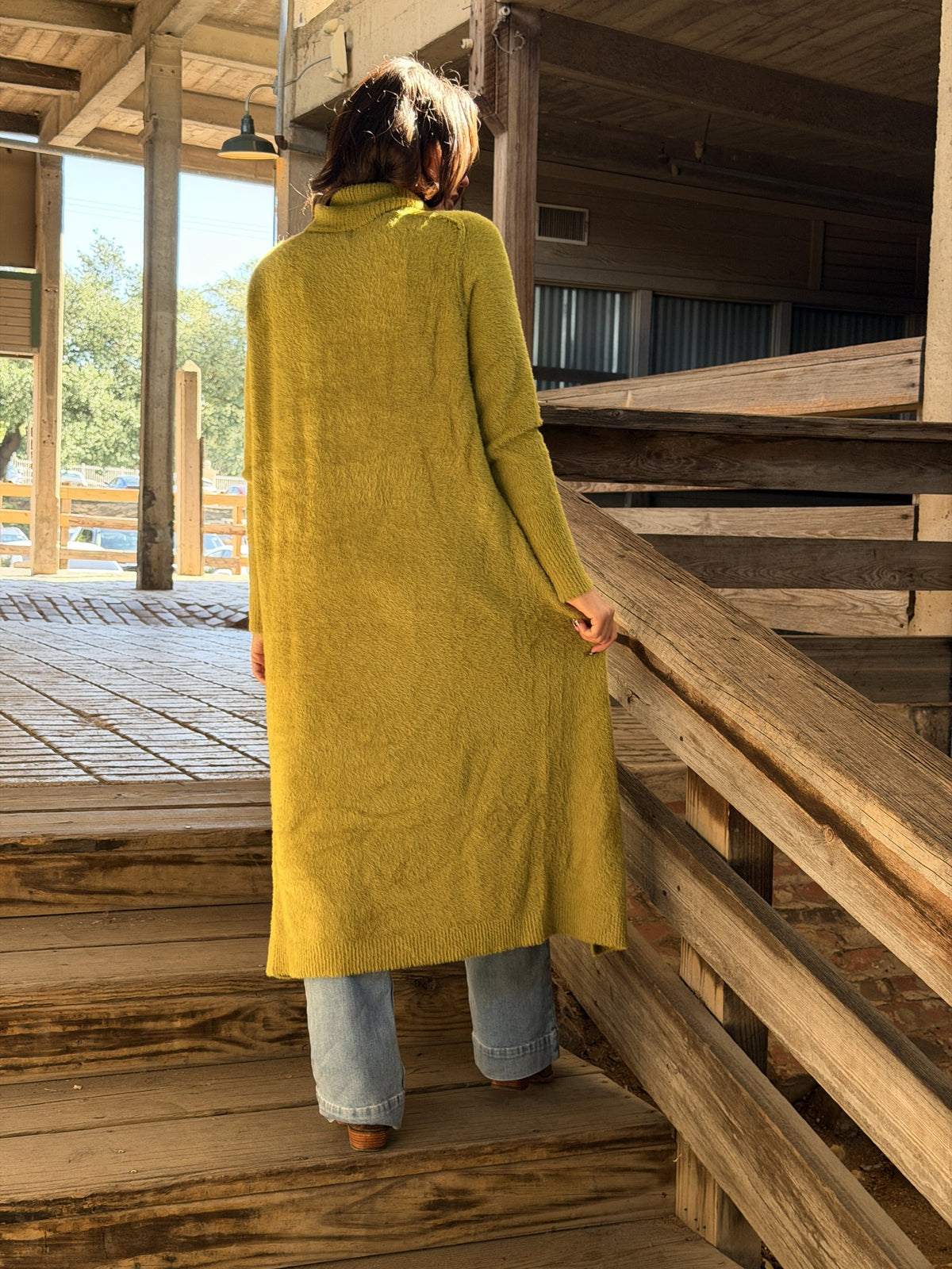 TH900 Chartreuse Green Sweater