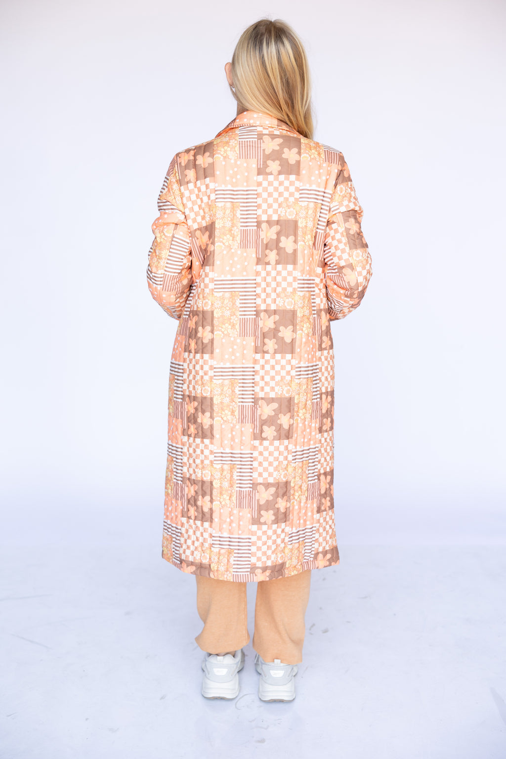 RETRO JACKET QUITTED TRENCH COAT