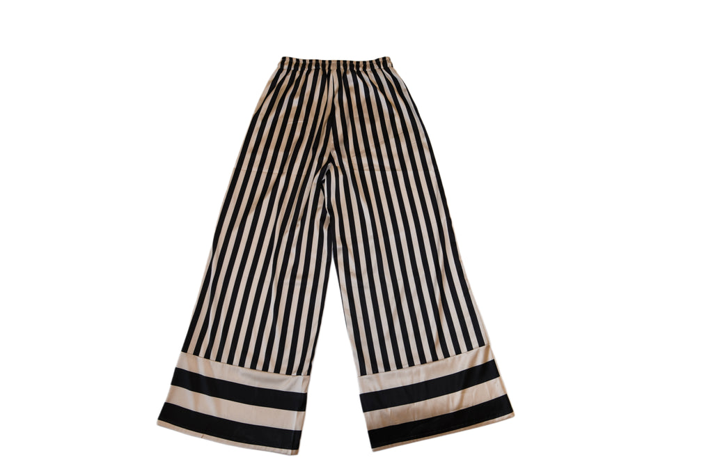 BLACK STRIPE WIDE LEG PANT
