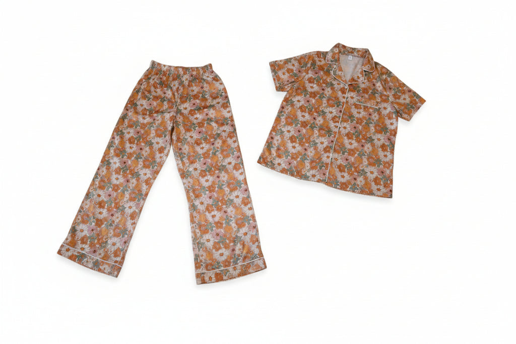 RETRO FLORAL PJ SET