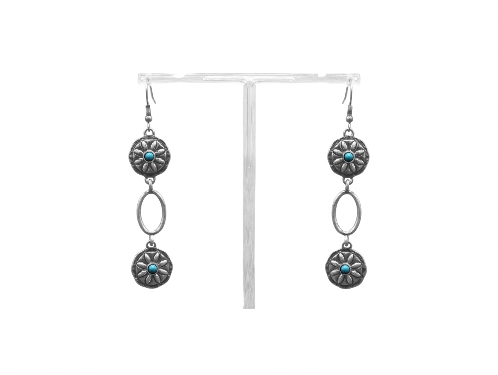 SILVER CONCHO 3 DROP ER