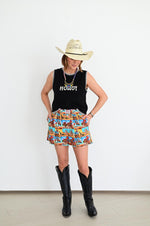 TH4215 WHITE BLACK HOWDY PULLOVER SWEATER