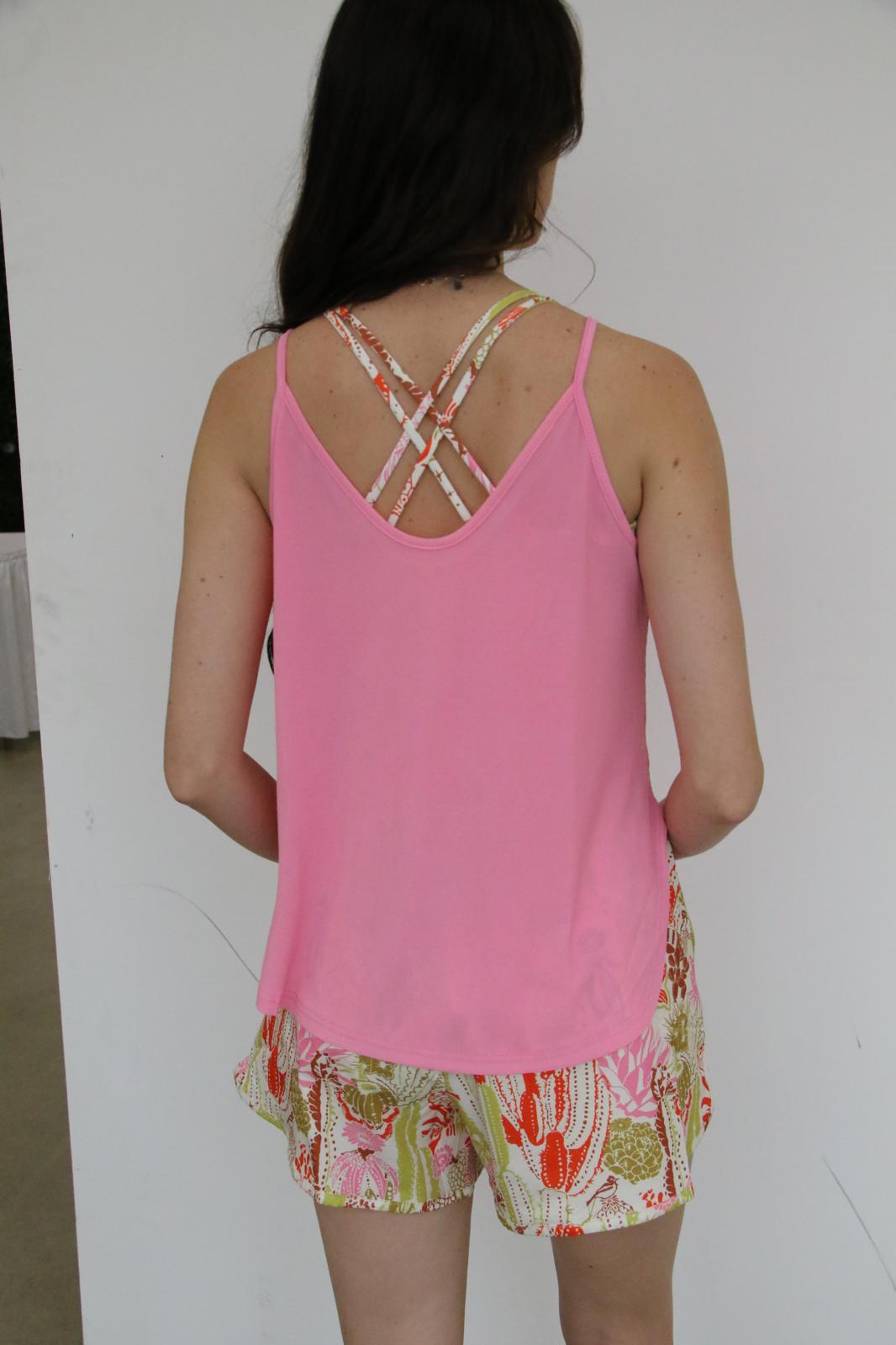 Flowy Pink Tank