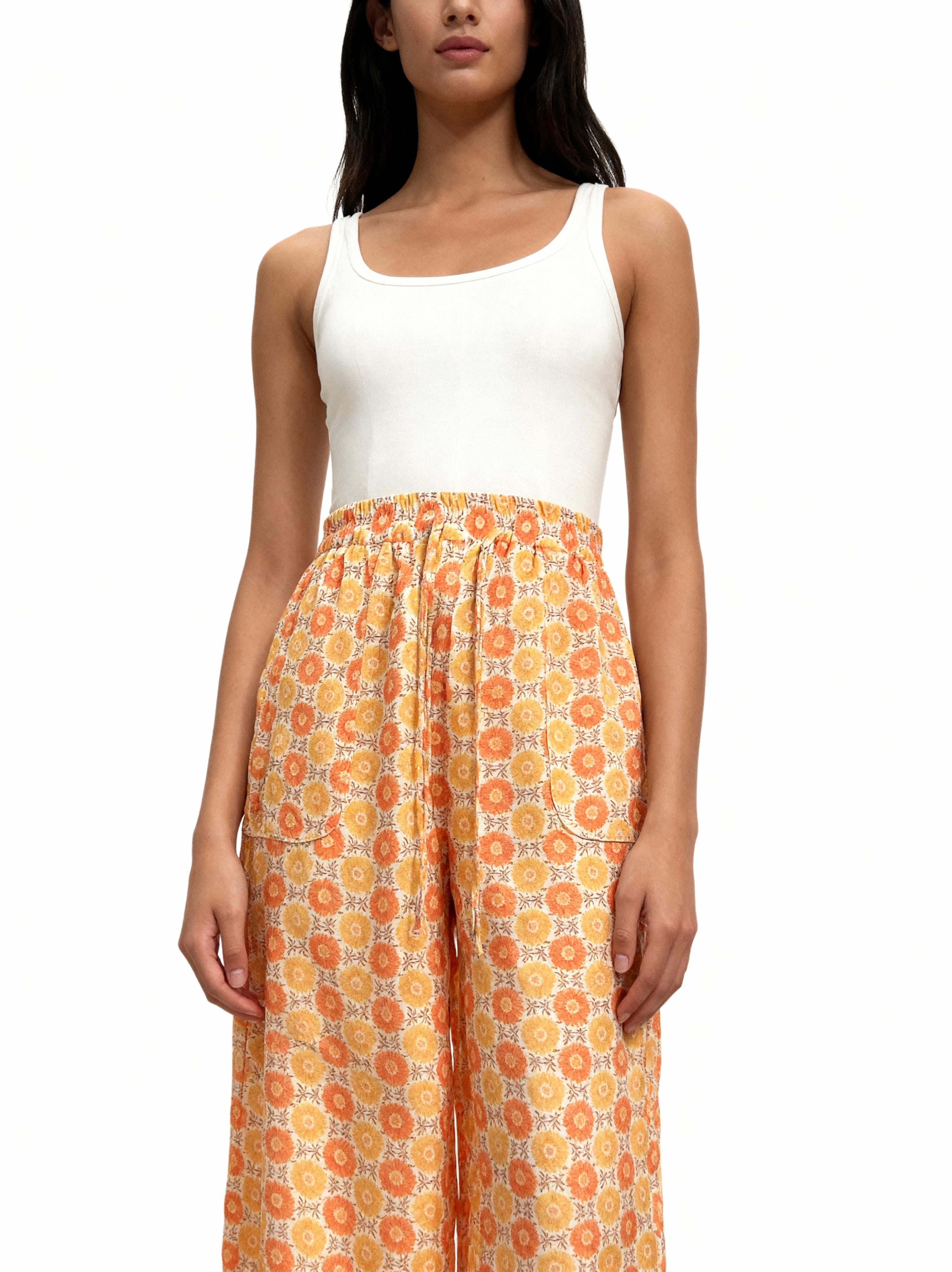 GOLDEN HOUR SATIN PANT