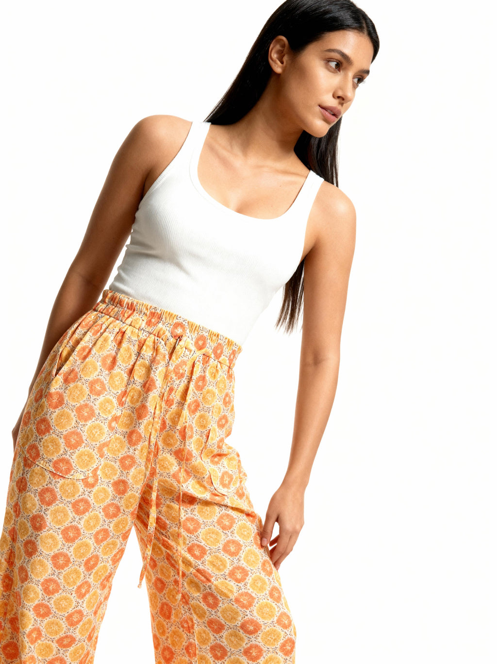 GOLDEN HOUR SATIN PANT