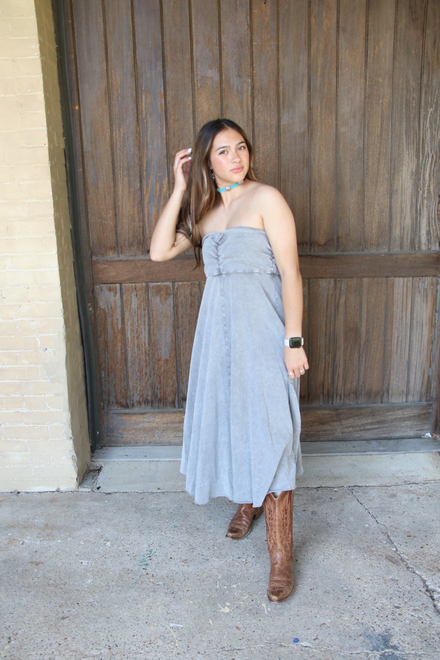 53230 MINERAL WASH SKIRT/DRESS