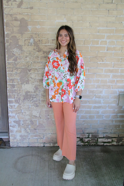 5203 FLOWER BLOUSE