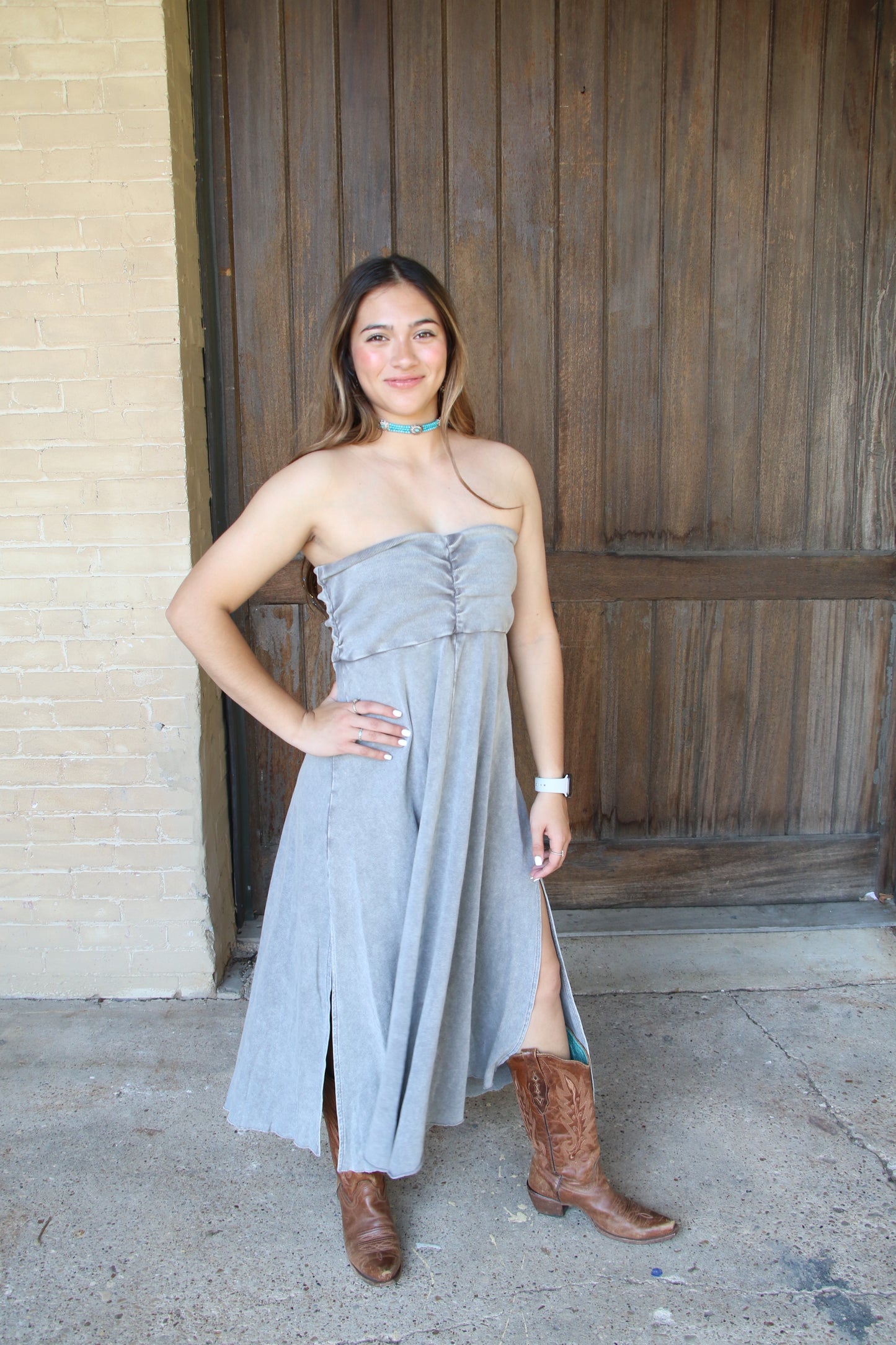 53230 MINERAL WASH SKIRT/DRESS