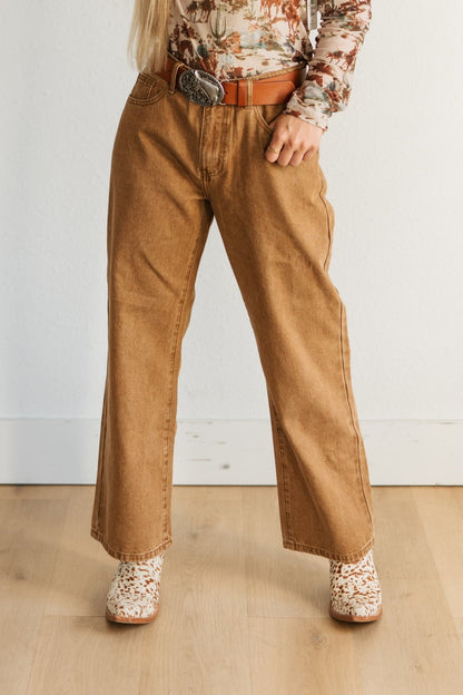 DENIM BROWN PANT DENIM 4F