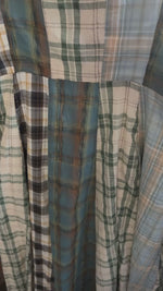 1062 MINT PLAID MIDI DRESS