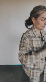 122346 OVERSIZED PLAID SHIRT
