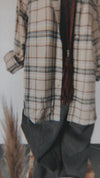 122346 OVERSIZED PLAID SHIRT