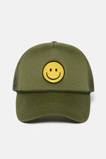 112810 Smiley Hat - Olive