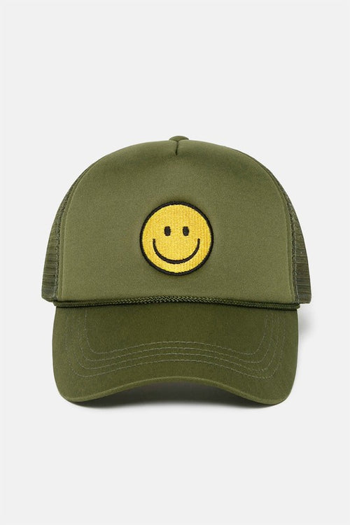 112810 Smiley Hat - Olive