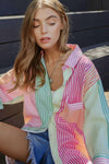 3263 STRIPED OVERSIZE TOP