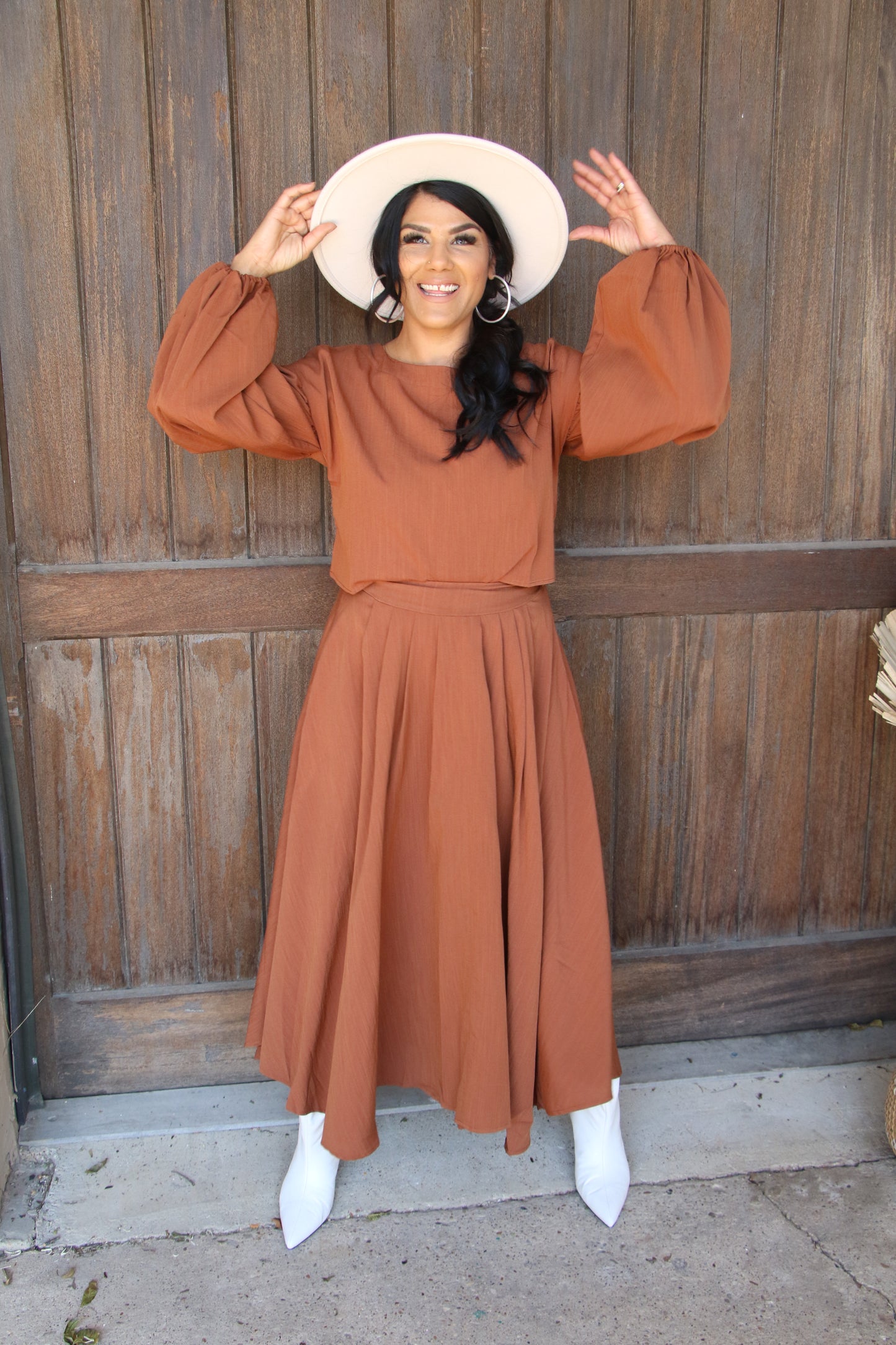 10103 BROWN SKIRT
