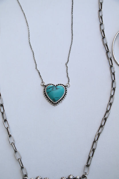 0417 HEART CHARM NECKLACE