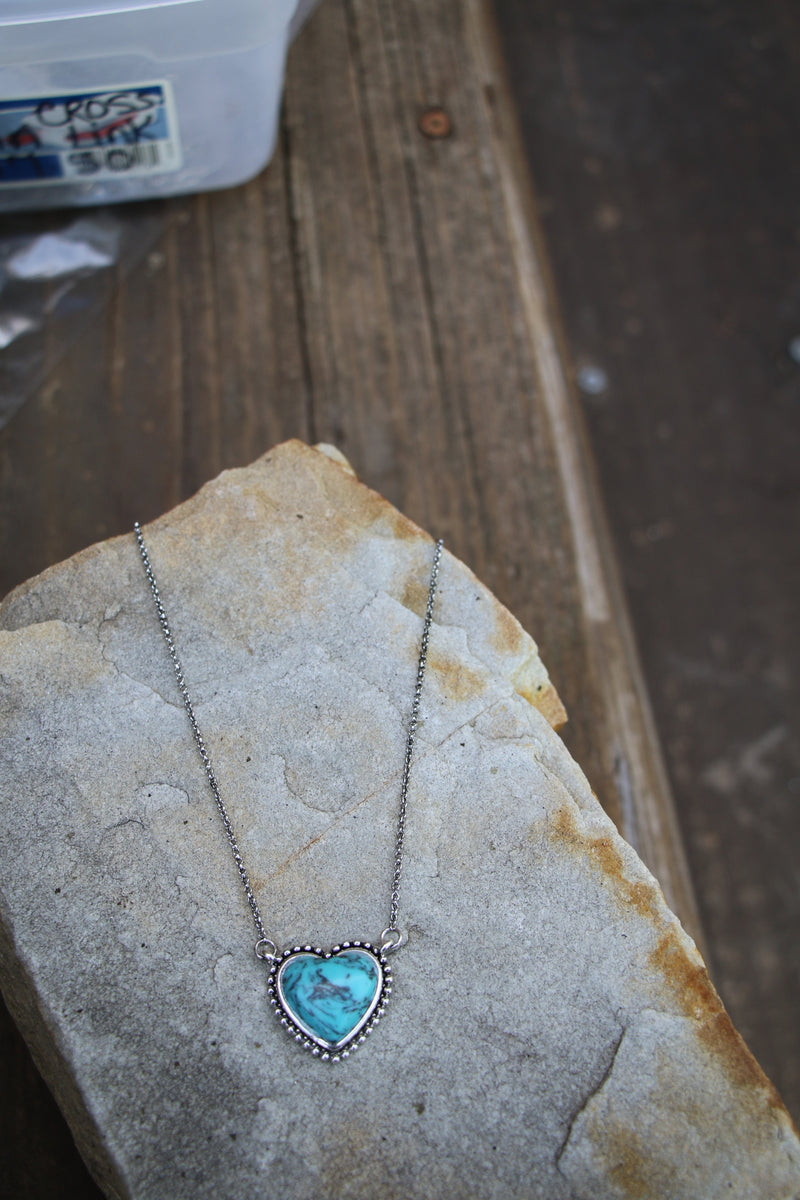 0417 HEART CHARM NECKLACE