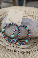 0004 MULTI  BEAD HOOP ER