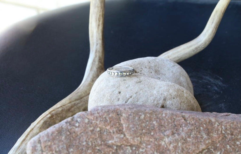 5512 STERLING SILVER INLAY RING